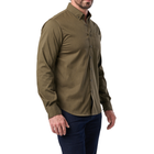 Рубашка тактическая 5.11 Tactical Alpha Flex Long Sleeve Shirt M Ranger Green Dby - изображение 3