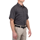 Рубашка тактическая 5.11 Tactical Fast-Tac Short Sleeve Shirt S Charcoal - изображение 3