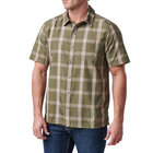 Рубашка тактическая 5.11 Tactical Nate Short Sleeve Shirt M Sage Green Plaid - изображение 3