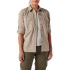 Рубашка тактическая женская 5.11 Tactical Women’s ABR Pro Long Sleeve Shirt XL Khaki - изображение 3