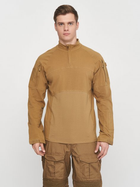 Рубашка тактическая под бронежилет Sturm Mil-Tec Assault Field Shirt L DARK COYOTE - изображение 10