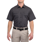 Рубашка тактическая 5.11 Tactical Fast-Tac Short Sleeve Shirt L Charcoal - изображение 1