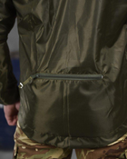 Тактична чоловіча куртка дощовик L олива (16305) - зображення 4