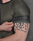 Армійська чоловіча потовідвідна футболка З Черепом L олива (86426) - зображення 3
