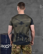 Армійська чоловіча потовідвідна футболка З Черепом L олива (86426) - зображення 4