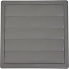 Вентиляційна решітка з гравітаційними жалюзі AIRROXY KzZZ 170x170 125 Grey (02-311)