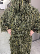 Маскировочный костюм Кикимора (Geely), нитка woodland, размер S-M до 75 кг, костюм разведчика, маскхалат кикимора - изображение 7