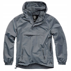 Тактична куртка анорак Brandit Summer Windbreaker, водонепроникна літня вітровка, сірий 3XL - зображення 4