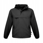 Тактична куртка анорак Brandit Summer Windbreaker, водонепроникна літня вітровка, чорний M - зображення 2