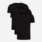 Набір чоловічих футболок бавовняний Calvin Klein Underwear 000NB4011E-001 M 3 шт Чорний (8719853076491) - зображення 1