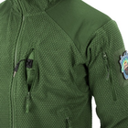 Кофта флисовая Helikon-Tex Alpha Hoodie Jacket Grid Fleece Olive XL - изображение 8