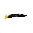 Нож складной "BULAT". 150х29х17 мм, нержавеющее лезвие MASTERTOOL (hoz0011896) Черный - изображение 5
