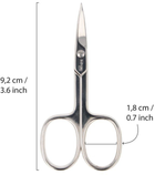 Nożyczki do paznokci Parsa Beauty Scissor With Curved Cutting Edges Steel (4001065178068) - obraz 2