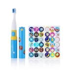 Електрична дорожня зубна щітка Brush-Baby Go KIDZ голуба - зображення 2