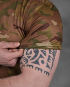 Тактическая мужская потоотводящая футболка с Гербом Украины 3XL мультикам (86496) - изображение 3