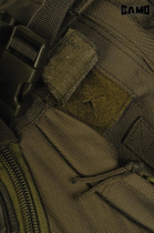 Рюкзак тактический CAMO OVERLOAD Olive 60л - изображение 8