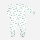 Pajacyk niemowlęcy dla chłopca Nicol 205031 68 cm Biały/Szary (5905601015147) - obraz 1