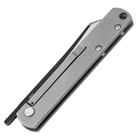 Нож складной Boker Plus Zenshin grey (длина 170 мм, лезвие 75 мм), серый - изображение 2