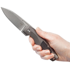 Нож складной Boker Plus Aluma (длина 220 мм, лезвие 91 мм), серый - изображение 5