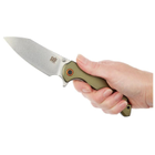 Нож складной Skif Jock SW, aluminium (длина: 218 мм, лезвие: 95 мм), оливковый - изображение 5