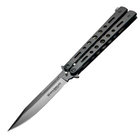 Ніж метелик, балісонг Boker Magnum Balisong Black (довжина 227 мм, лезо 102 мм), чорний