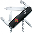 Нож складной, мультитул Victorinox Spartan Эмблема ЗСУ (91мм, 12 функций), черный 13603.3_W0020u - изображение 1