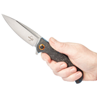 Нож складной Boker Plus Nubilum (длина 210 мм, лезвие 91 мм), карбон - изображение 5
