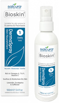 Зволожувальний спрей для сухої шкіри обличчя Salcura Bioskin Derma 100 мл (5060130033045) - зображення 1