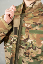 Женский тактический китель рип-стоп с карманами и велкро панелями tactical Мультикам (655) , 2XL - изображение 6