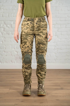 Женская тактическая форма убакс и штаны с наколенниками CoolMax рип-стоп standart Пиксель (635) , S - изображение 9