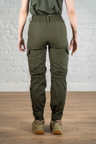 Жіночі армійські штани ріп-стоп з кишенями літні tactical Олива (668) , 3XL - зображення 3