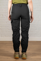Женские военные брюки рип-стоп с карманами летние tactical Черные (669) , XL - изображение 3