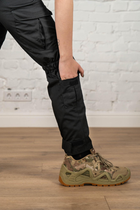 Женские военные брюки рип-стоп с карманами летние tactical Черные (669) , XL - изображение 7
