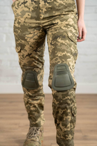 Женская военная форма убакс и штаны с наколенниками CoolMax рип-стоп standart Пиксель Олива (637) , 2XL - изображение 5