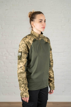 Женская военная форма убакс и штаны с наколенниками CoolMax рип-стоп standart Пиксель Олива (637) , 2XL - изображение 6