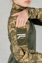 Женская военная форма убакс и штаны с наколенниками CoolMax рип-стоп standart Пиксель Олива (637) , 2XL - изображение 10