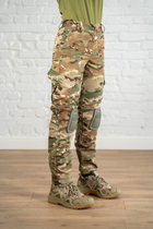 Військові жіночі штани зі вставними наколінниками ріп-стоп Мультикам Олива (672) , 3XL - зображення 8