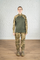 Жіноча військова форма убакс та штани з кишенями CoolMax ріп-стоп standart Піксель Олива (625) , L - зображення 1