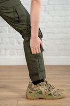 Женские военные брюки со вставными наколенниками рип-стоп Олива (675) , S - изображение 8