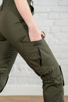 Женские военные брюки со вставными наколенниками рип-стоп Олива (675) , S - изображение 9