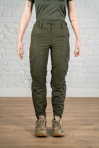 Женские армейские брюки рип-стоп с карманами летние tactical Олива (668) , L - изображение 1