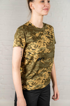 Жіноча армійска футболка CoolMax камуфльована Піксель (664) , XL - зображення 5