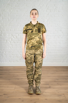 Жіноча форма армійська поло та штани ріп-стоп CoolMax standart Піксель (639) , M - зображення 1