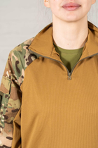 Армейская женская форма убакс и штаны с карманами CoolMax рип-стоп standart Мультикам Койот (621) , 2XL - изображение 9