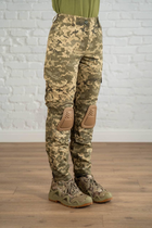 Жіночі тактичні штани зі вставними наколінниками ріп-стоп Піксель Койот (673) , L - зображення 3