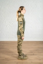 Женская военная форма убакс и штаны с карманами CoolMax рип-стоп standart Пиксель Олива (625) , 2XL - изображение 3