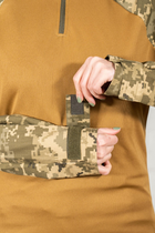 Женский армейский убакс с длинным рукавом рип-стоп CoolMax tactical Пиксель Койот (646) , 2XL - изображение 5