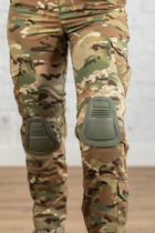 Военные женские брюки со вставными наколенниками рип-стоп Мультикам Олива (672) , S - изображение 3