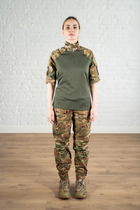 Военная женская форма убакс короткий рукав и штаны с карманами CoolMax рип-стоп standart Мультикам Олива (628) , XL - изображение 1