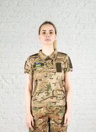 Жіноча форма військова поло та штани CoolMax ріп-стоп standart Мультикам (638) , 2XL - зображення 6